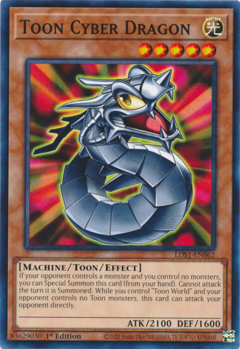 Yugioh Toon Cyber Dragon - 1st Edition - NM+ Card | eBay