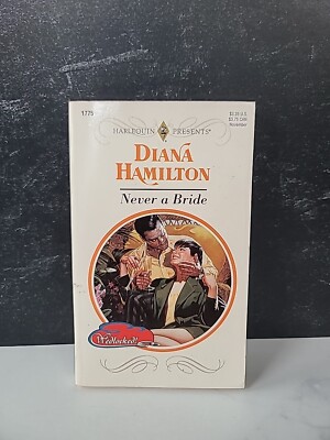 Harlequin Presents Diana Hamilton Never A Bride Paperback