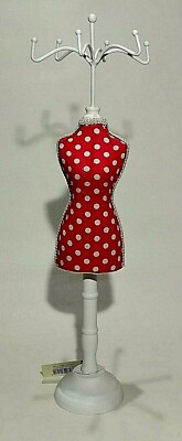Schmuckkästchen Schaufensterpuppe Aussteller Bijoux Rot Bonboniere * 82297