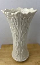 Woodland Collection By Lenox Ivory Vase Made In USA Retired Vintage 8.5" Tall