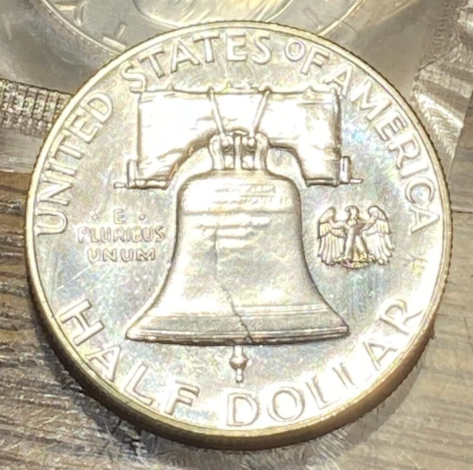 1963 Franklin Half Dollar Gem Proof Triple Die Obverse CHRC - Image 2 of 2