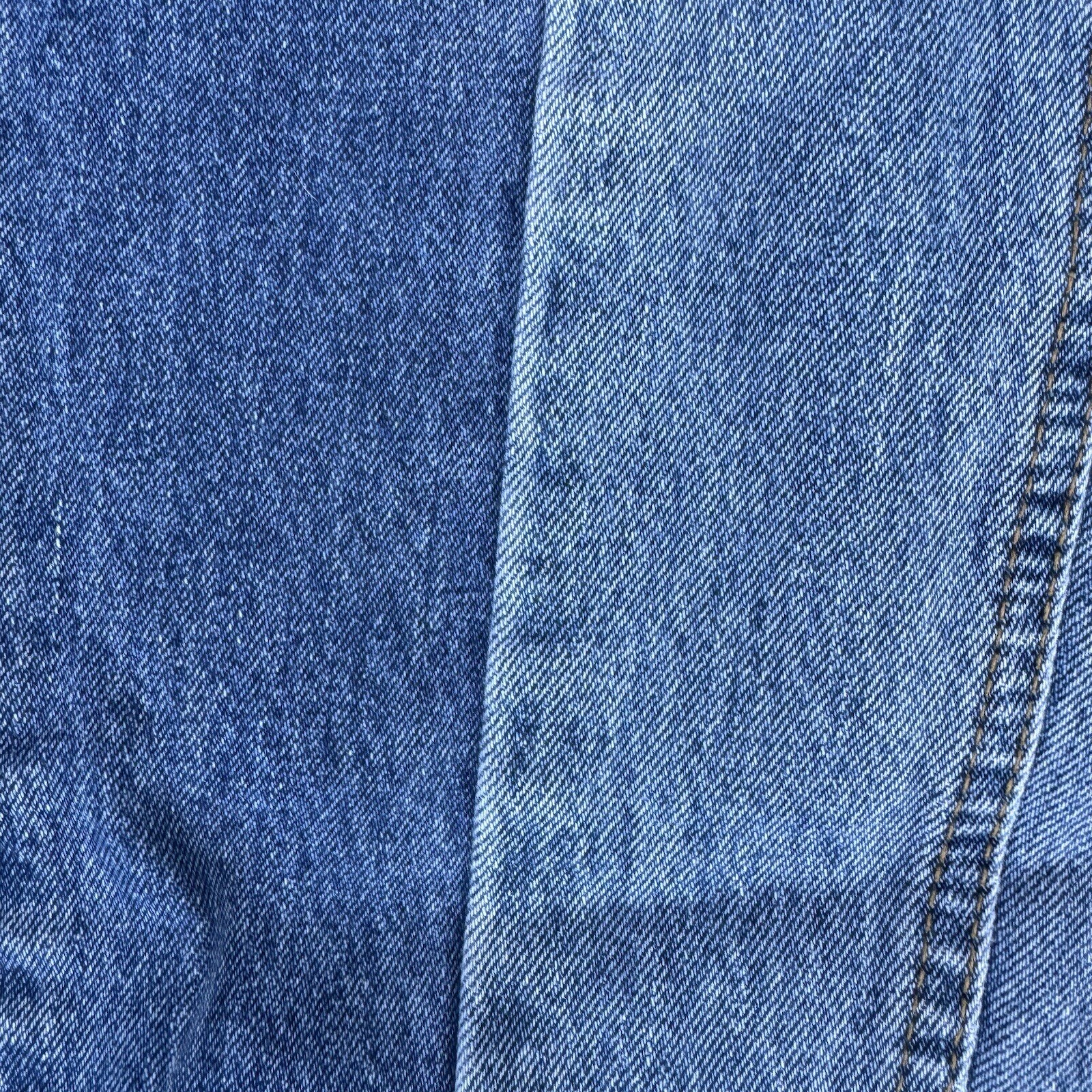 Forever 21 Women’s Denim Mid Rise Patchwork Strai… - image 7