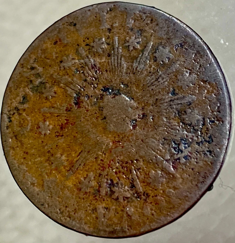 1783 Nova Constellatio US Colonial Half Penny Rare Full Date Worn - Image 2 of 4