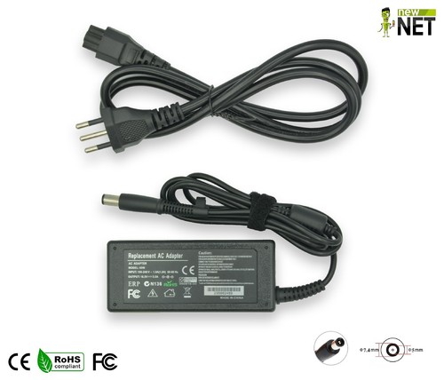 Caricabatterie HP Originale 65W 19.5V Con Punta Tonda 7.4mm - Alimentatore AC Nuovo