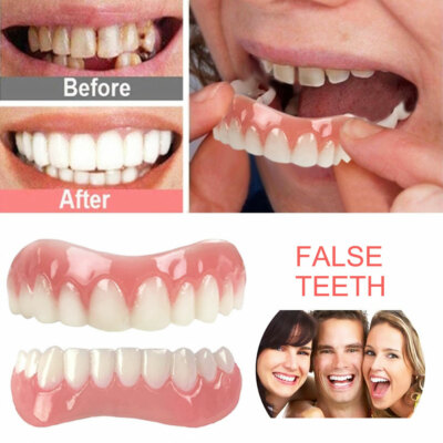 Veneers False teeth snap on instant Smile veneers Cosmetic Teeth Dentures Dental