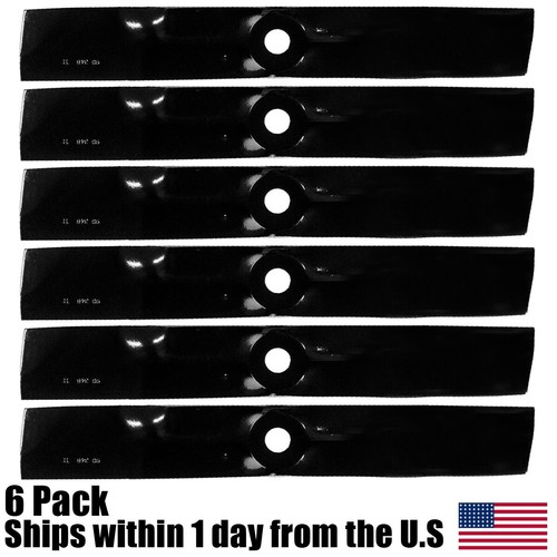 6PK Oregon Blades Fits John Deere 48" GT225 GT235 GT245 GX255 GX325