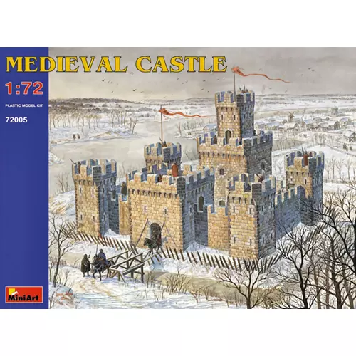 MEDIEVAL CASTLE KIT 1:72 Miniart Kit Diorami Modellino - Imagen 1 de 1