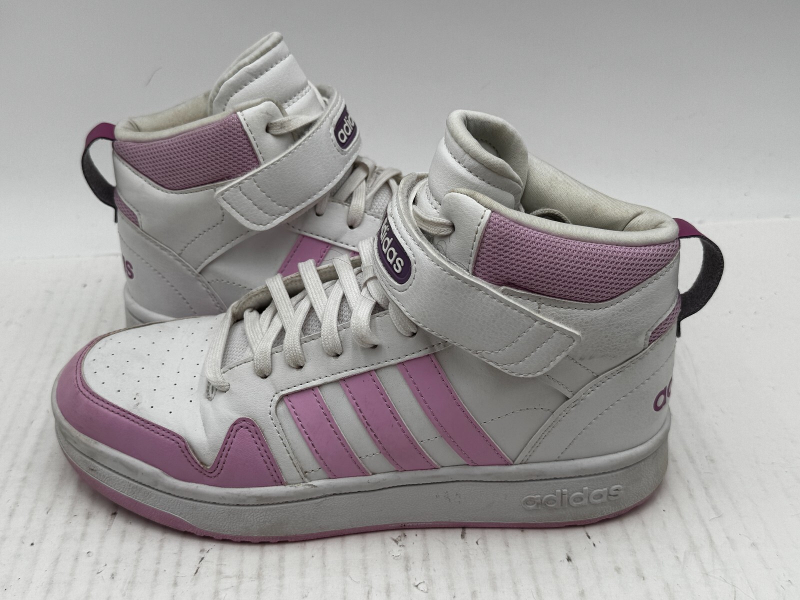 Adidas Postmove Mid Men's Sneakers Size 7 White Blush Leather Shoes HQ4240 thumbnail 2