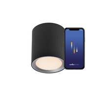 Nordlux | Landon Smart Long | Deckenleuchte | Schwarz| IP44 |700Lm| 8W | Dimmbar
