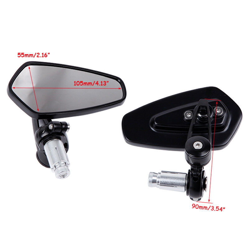 7/8'' Motorcycle HandleBar End Mirrors For Harley V Rod Custom Night Rod Softail