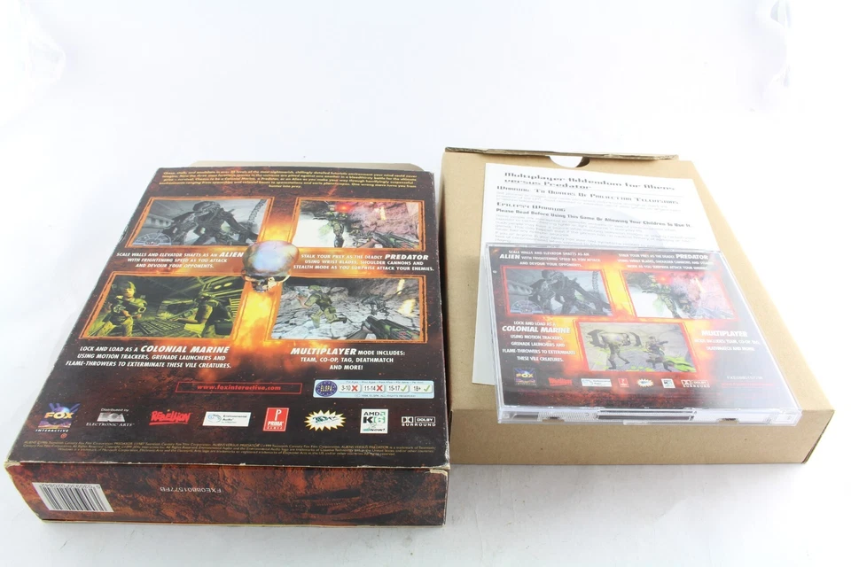 Aliens VS Predator PC Cd Rom Big Box Edition Game - Image 2 of 3