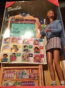 sign language barbie ebay