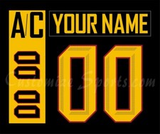 IIHF Team Germany Customized Number Kit For 2018-2021 Away Hockey Uniform