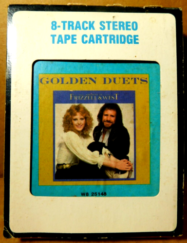 Music~8-Track Stereo Tape Cartridge Golden Duets Frizzell & West - Afbeelding 1 van 15