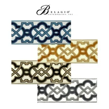 Belagio Enterprises 3 1/2" Wide Velvet Embossed Tape  (25 Yard Roll) | BR-7337
