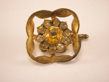 SINGLE 1 7/8" Rhinestone Vintage LARGE Formal Tuxedo Prom Shirt Stud f03