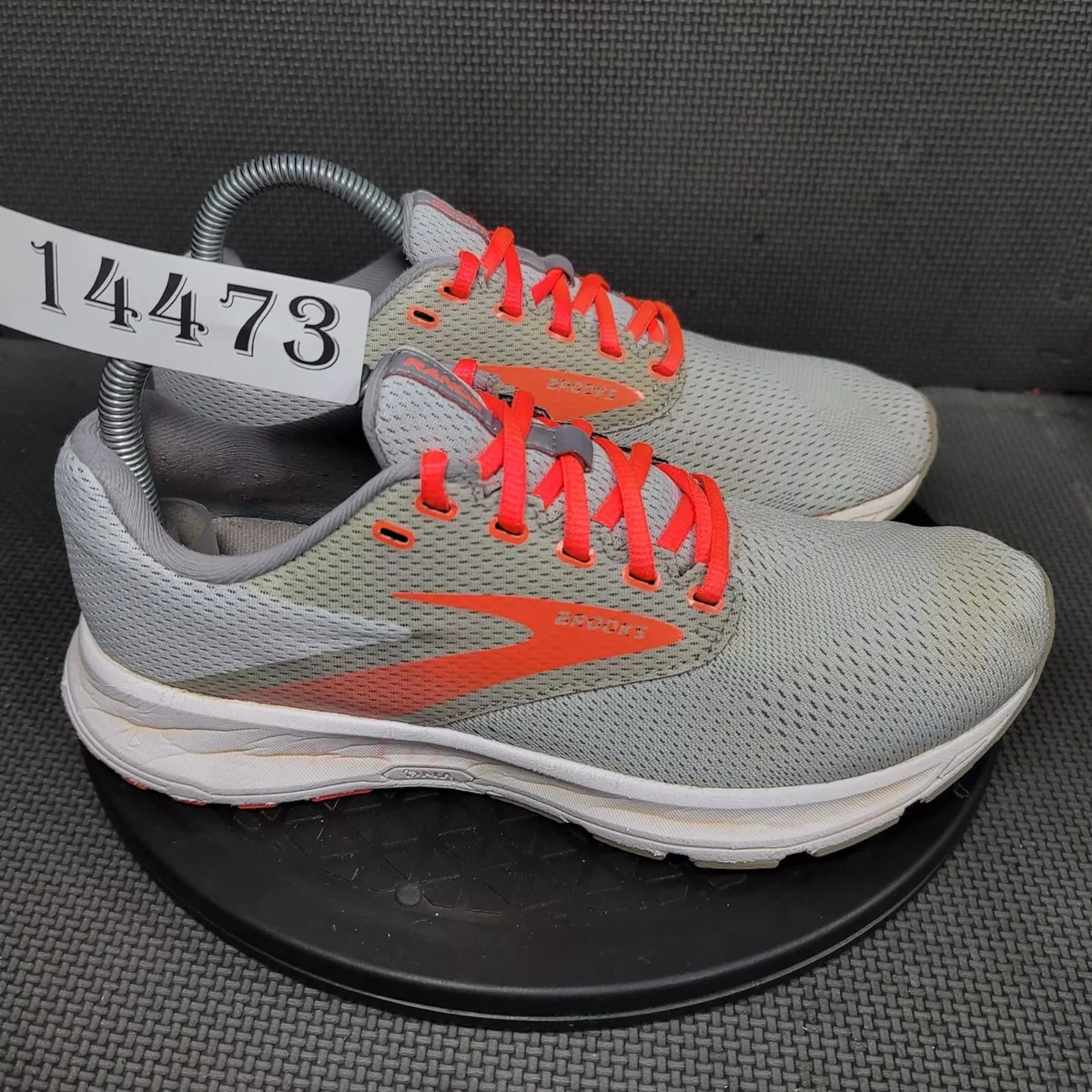Brooks Range Running Shoes Womens Sz 8.5 Gray Orange Athletic Trainers