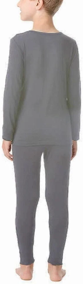 NUEVO CON ETIQUETAS 32 GRADOS CALOR NIÑOS MANGA LARGA CUELLO REDONDO LEGGING CAPA BASE CONJUNTO Talla S-XL Foto 2 de 4