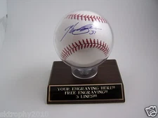 BASEBALL HOME RUN TROPHY BALL HOLDER PROTECTIVE  DISPLAY CASE-FREE SHIPPING!!!