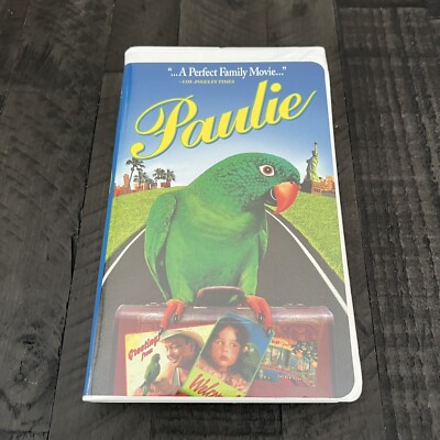 Paulie 1998 VHS Clamshell Tape Cheech Marin Jay Mohr