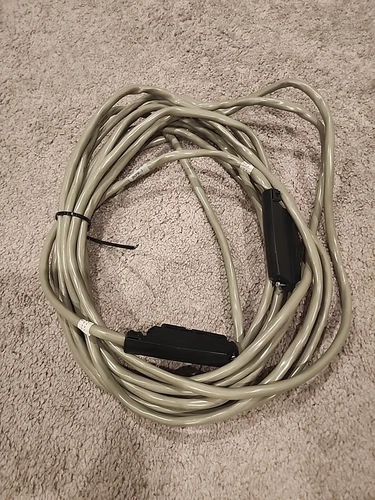 25cp30-2 25 Pair Telco Amphenol CAT3 Cable 50 Pin/Male Female/30 ft /RJ21 Tested