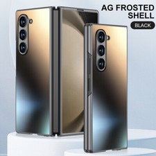 For Samsung Galaxy Z Fold 6/Fold 5 Plating Frosted Shockproof Thin Phone Case