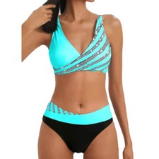 Ladies Push Up Bra Bikini Set Padded Swimwear Swimsuit Summer Beach Bathing Suit