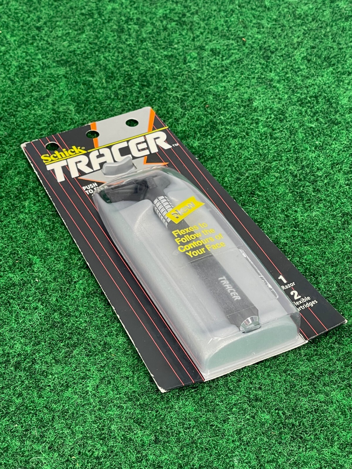 NEW Vintage 1990 Schick Tracer Razor w/ 2 Flexible Cartridges Sealed - Shaving