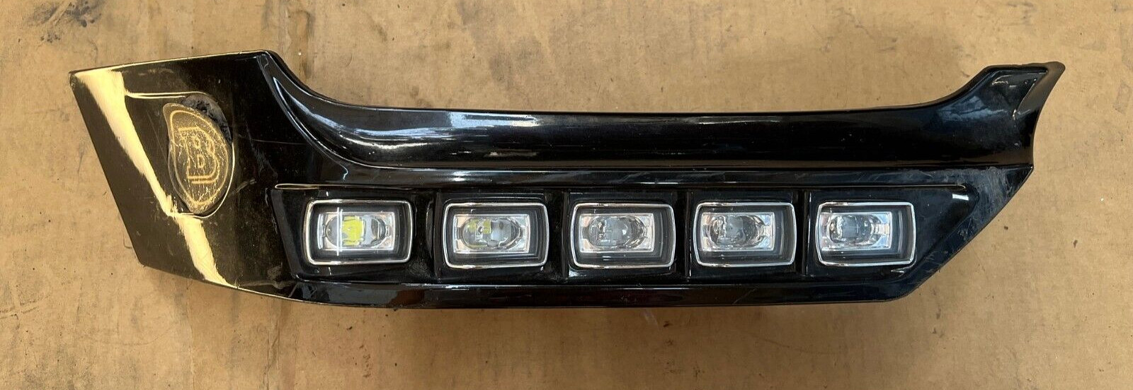 2013-2018 MERCEDES G CLASS G 63 AMG BRABUS RIGHT FRONT LIP SPOILERS WITH LED