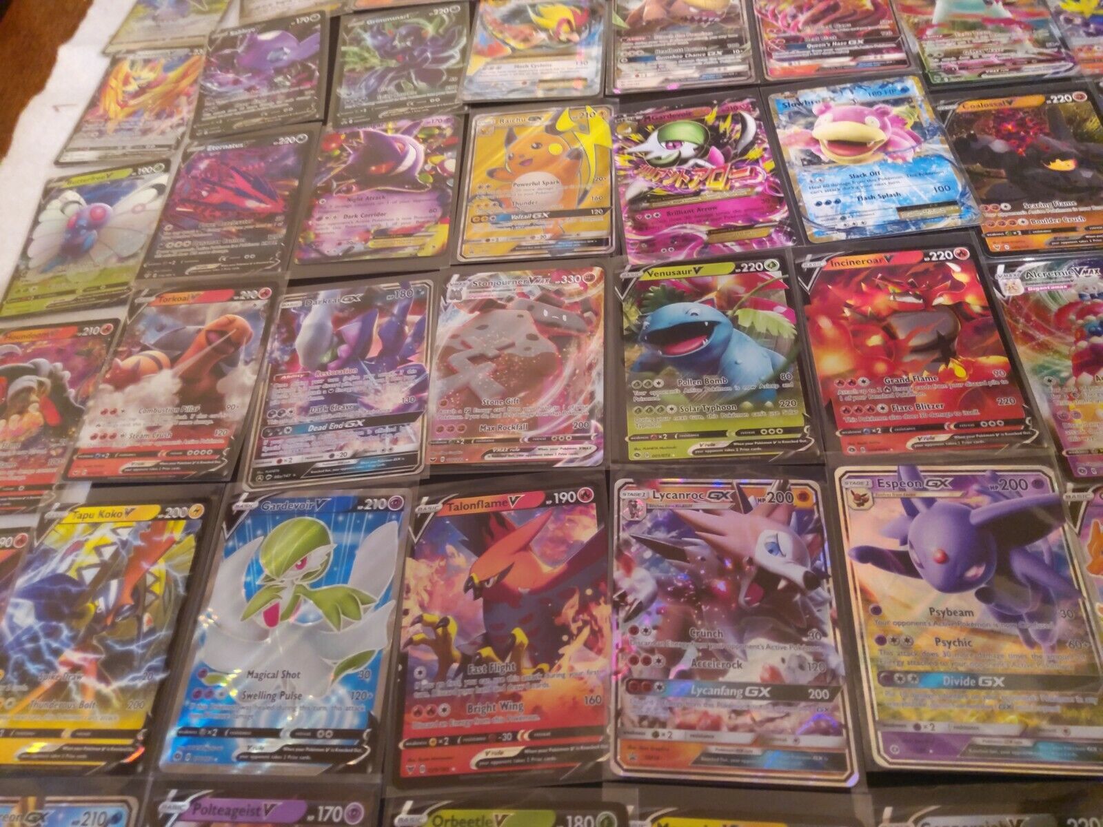 Pokémon Card Lot 100 AUTHENTIC POKÉMON CARDS w/GX EX HYPER MEGA V VMAX FULL  ART!