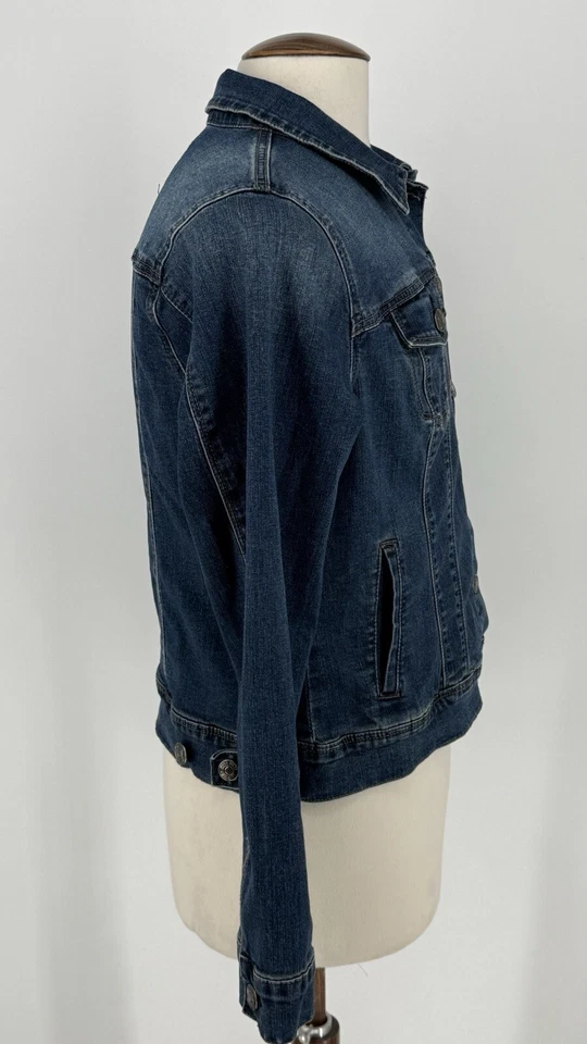 Женская синяя джинсовая куртка Nine West размер L 21 дюйм PTP - Изображение 3 из 4