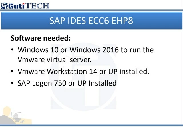 SAP IDES ERP EHP8 with FIORI in your PC or Laptop - virtual vmware server - Image 3 of 4