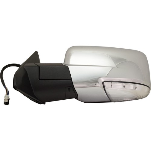 PAIR Power Mirror For Ram 1500 2500 3500 2013-2018 Heated Chrome W/Signal Light - Foto 4 di 17
