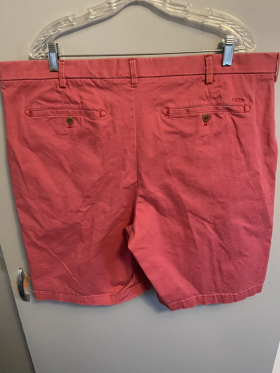 IZOD Saltwater Stretch Men s Red Shorts Size 42 10 Inseam