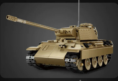 Cada RC 1/35 TANK Panther Building Blocks Toy w/ RC System -KIT-