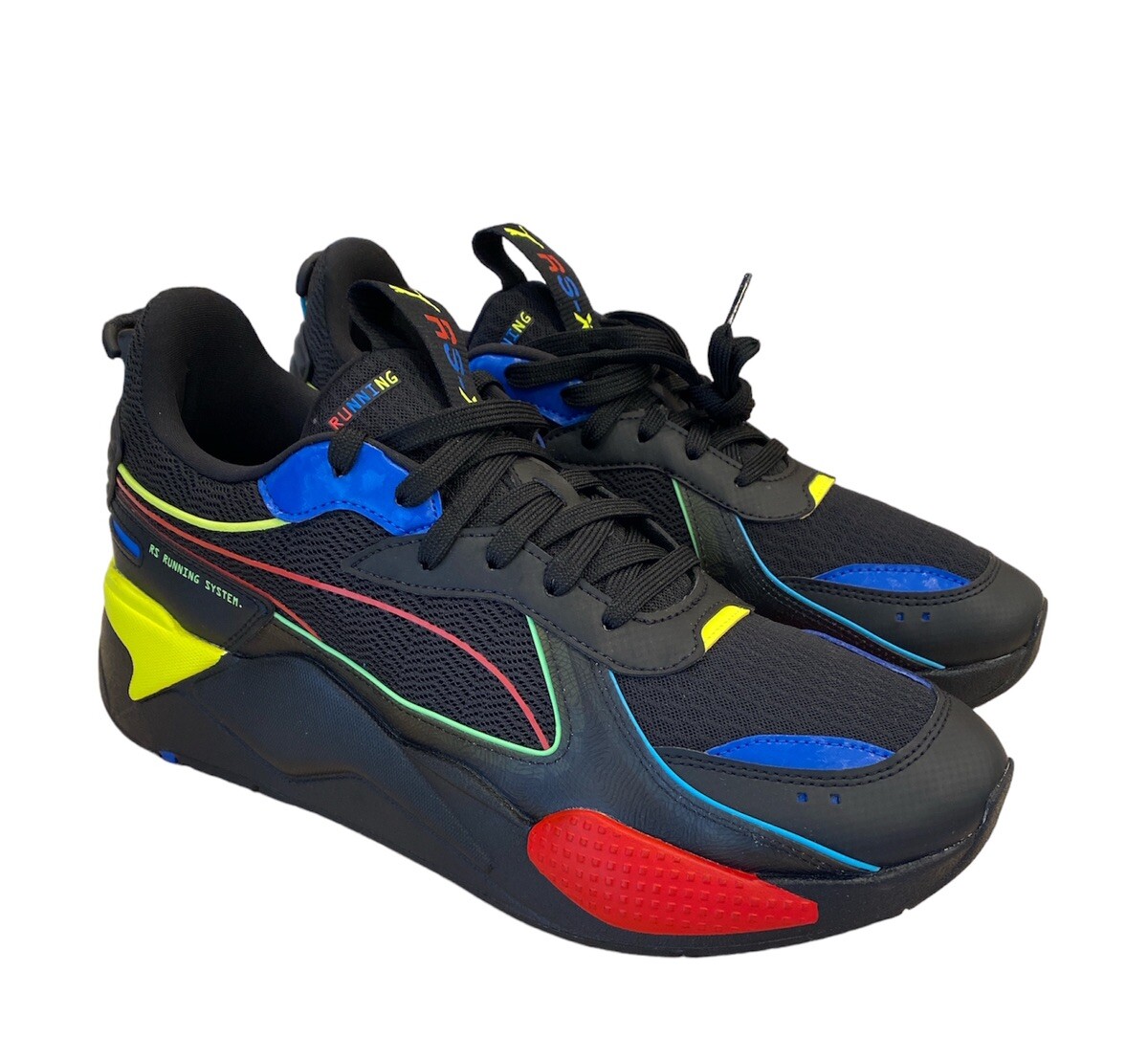 0423) PUMA RS-X HYPNOTIC 382123-01 BLACK/RED/BLUE/YELLOW 0423) PUMA RS-X HYPNOTIC 382123-01 BLACK/RED/BLUE/YELLOW
