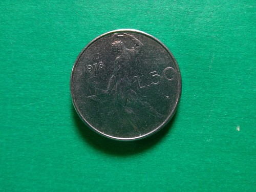 1978 Italy 50 Lire Coin - Picture 2 of 2