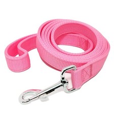 Strong Nylon Dog Leash with 2-Layer 4 FT/ 6 FT/ 7FT Long 1 Inch Wide for Medi...