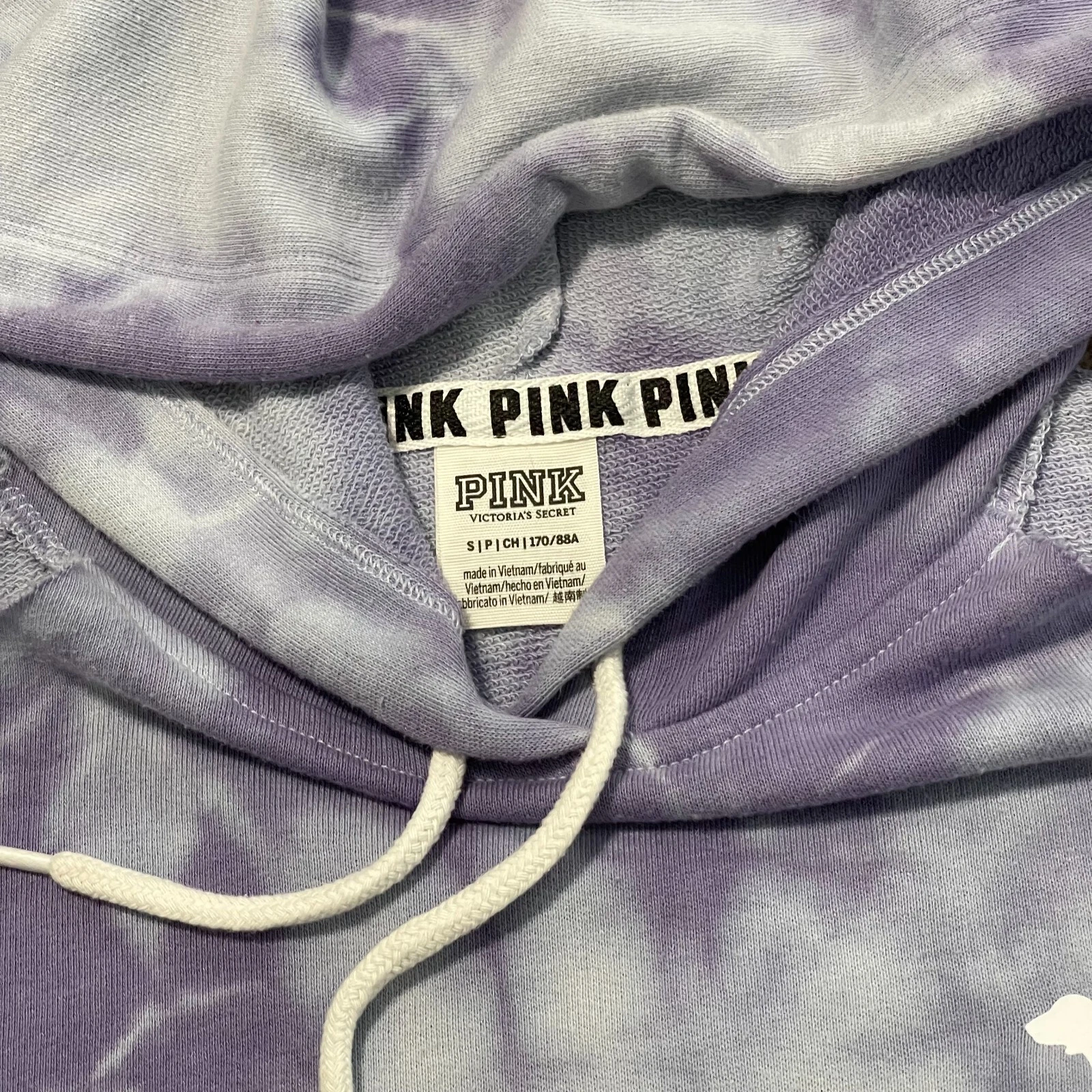 victoria-secret-vs cold shoulder dog logo hoodie