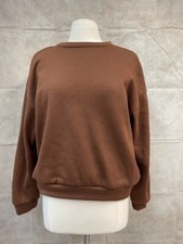 Shein Women's Brown Sweatshirt Pullover Size 6