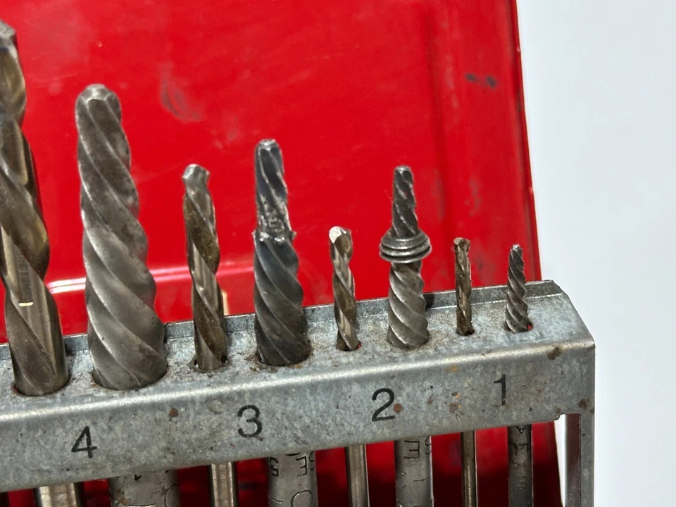 Juego de brocas y extractores de cobalto Matco Tools USA DEK10RH 10 piezas, falta 1 Foto 4 de 4