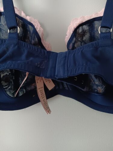 Reggiseno donna Victoria's Secret 36DD Dream Angels push up senza imbottitura blu rosa - Foto 4 di 5