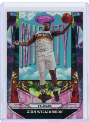 2020-21 Panini Certified Basketball Mighty Pink Camo #13 Zion