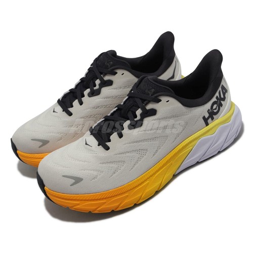 Hoka Arahi 6 Cloud White Yellow Men 