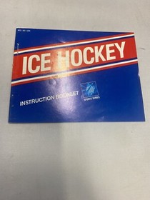 Juego Nes de Hockey sobre Hielo Nintendo Probado Aut&eacute;ntico Caja CIB Manual Caja Da&ntilde;ada
