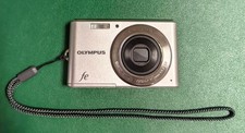 OLYMPUS FE-4050 Digital Camera Silver Compact 12MP 4x Zoom Tested Condition