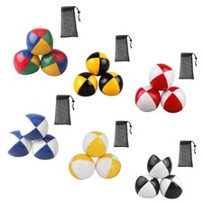 3 Pieces Juggling Balls Juggle Balls Entertainment PU Small Easy Grip Throwing