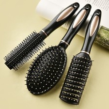 Anti Static Hair Brush Air Cushion Massage Comb Curly Hair Scalp Care UK New..