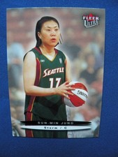2003 Fleer Ultra Basketball WNBA Rookie Sun-Min Jung Seattle Storm #109