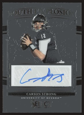 2022 Panini Select Draft Picks #YE-CST Carson Strong AU